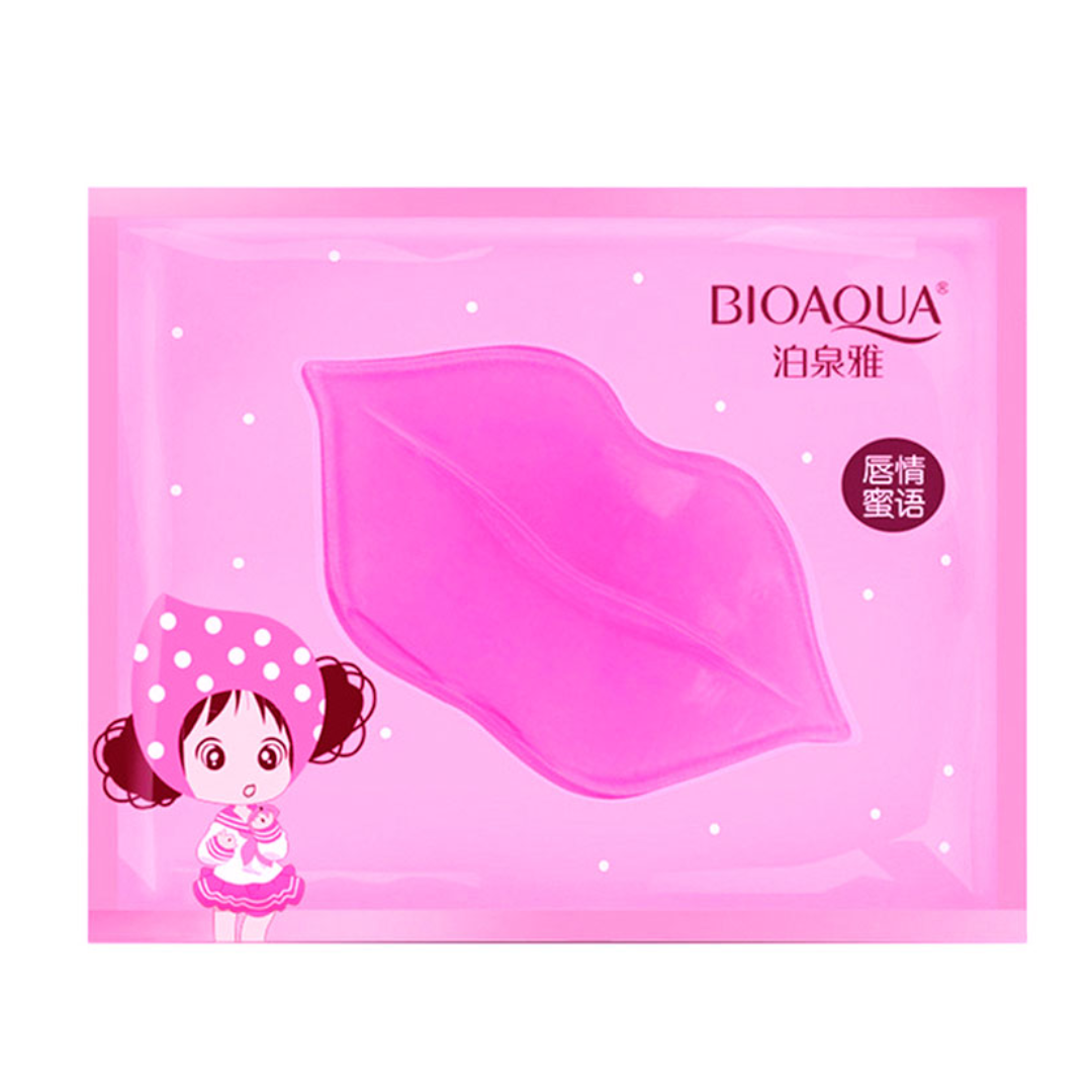 Contiene colágeno, áloe vera, vitaminas, miel, extracto de fresa. Ayuda a regenerar los labios partidos, con solo 15 minutos notaras la diferencia desde la primera aplicación. Mascarilla de Colágeno para Labios - Image 1